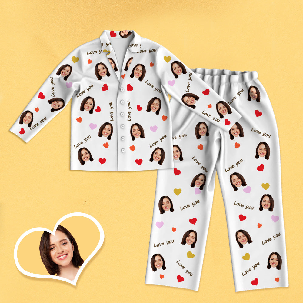 Personalisierter Schlafanzug mit Foto Individuelle Nachtwäsche Jahrestagsgeschenk