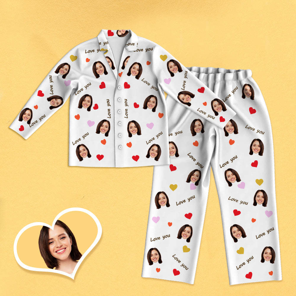 Personalisierter Schlafanzug mit Foto Individuelle Nachtwäsche Jahrestagsgeschenk