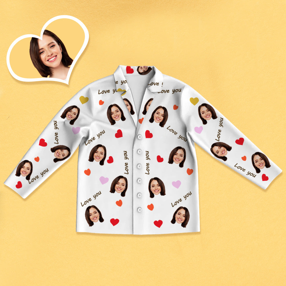 Personalisierter Schlafanzug mit Foto Individuelle Nachtwäsche Jahrestagsgeschenk