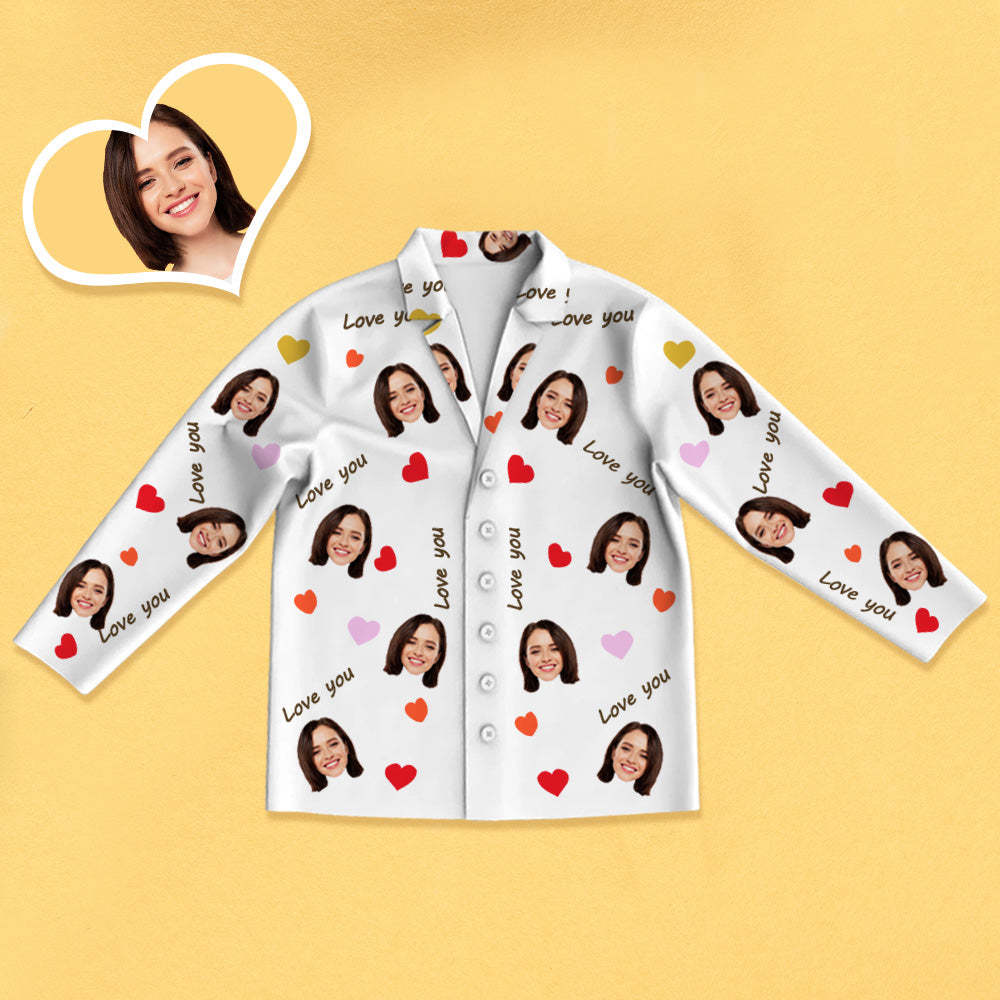 Personalisierter Schlafanzug mit Foto Individuelle Nachtwäsche Jahrestagsgeschenk