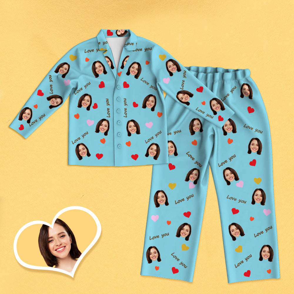 Personalisierter Schlafanzug mit Foto Individuelle Nachtwäsche Jahrestagsgeschenk
