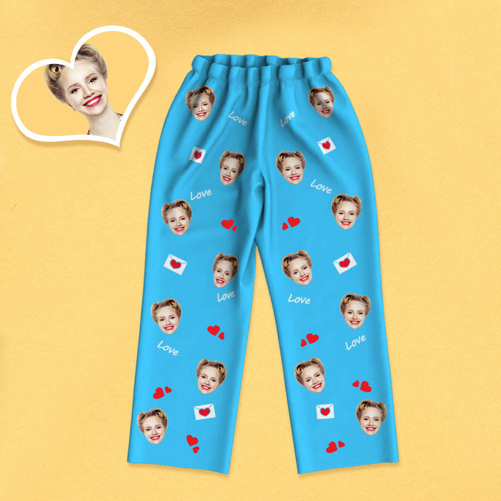 Weihnachtsgeschenk Personalisierter Schlafanzug mit Gesicht Foto und R