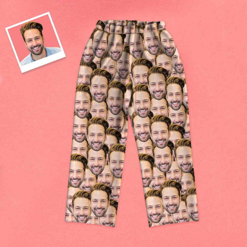 Personalisierte Schlafanzüge mit Gesicht Weihnachtsgeschenk