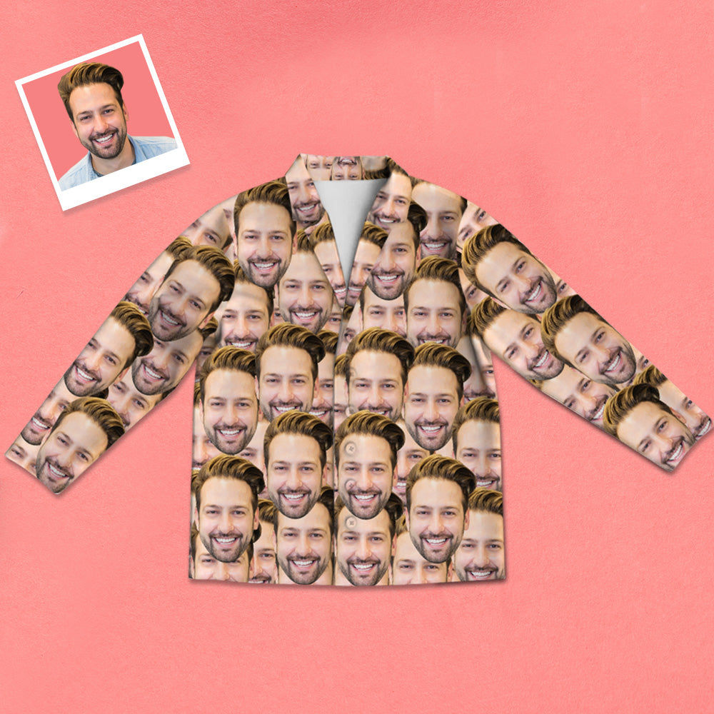 Personalisierte Schlafanzüge mit Gesicht Weihnachtsgeschenk