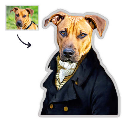 Individuelles Haustier Porträt Kissen Personalisiertes MiniMe Kissen Allgemeines Haustier Körperkissen