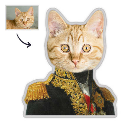 Haustier MiniMe Kissen Haustier Portrait Kissen Royal Haustier Körperpuppen Kissen Gesichtskissen Personalisiertes Geschenk