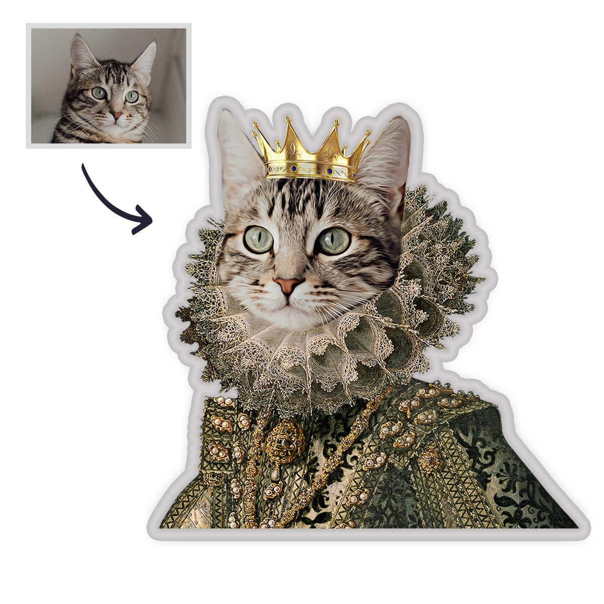 Individuelles Haustier Porträt Kissen Personalisiertes MiniMe Kissen Allgemeines Haustier Körperkissen