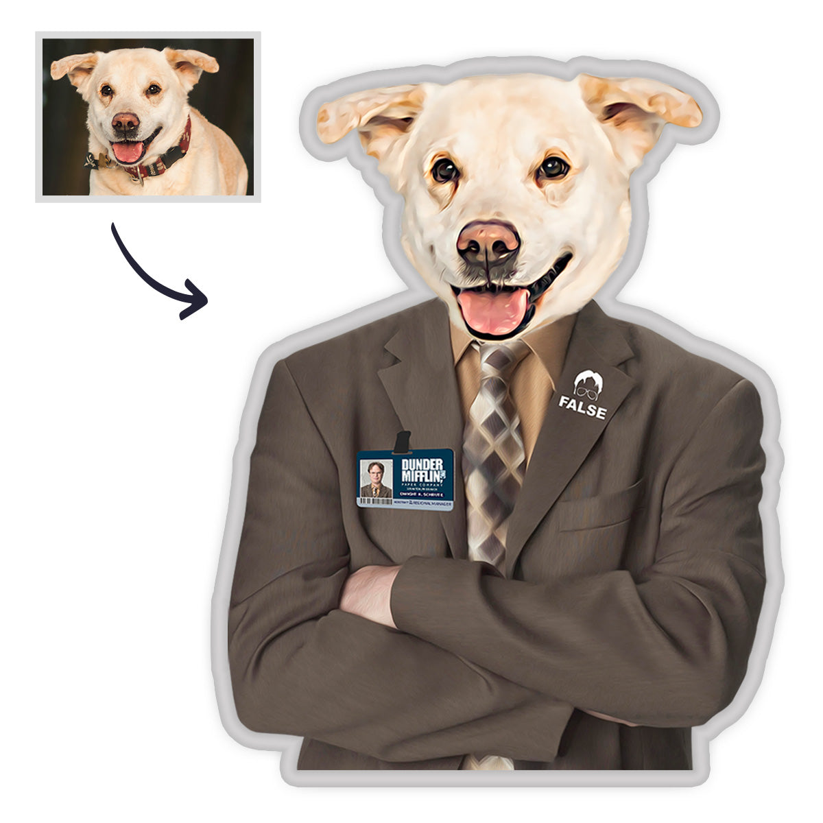 Individuelles Haustier Porträt Kissen Personalisiertes MiniMe Kissen Allgemeines Haustier Körperkissen