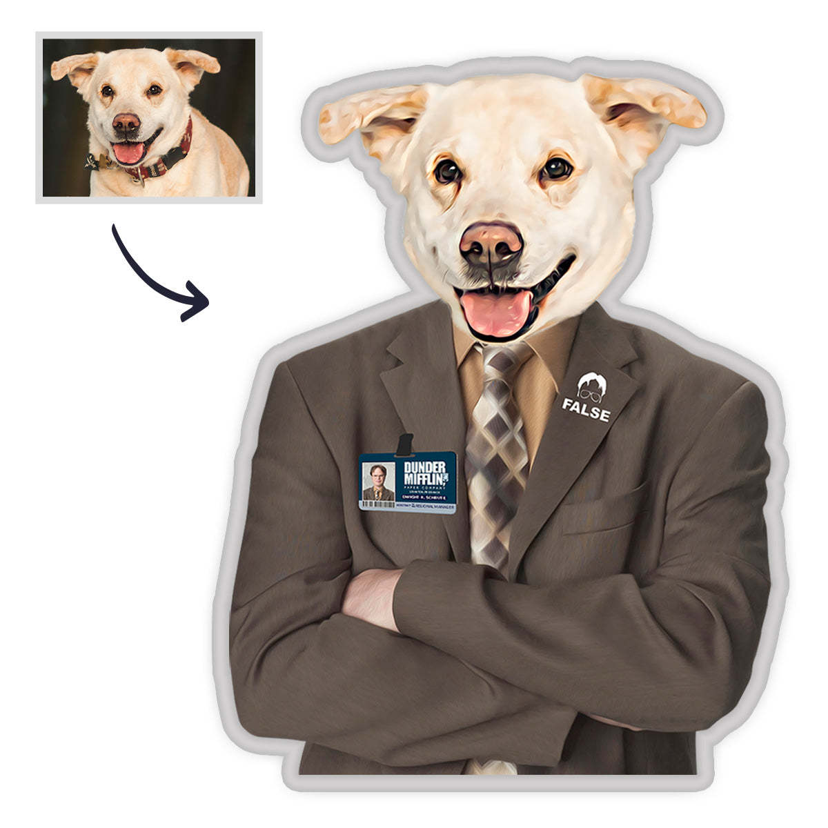 Haustier MiniMe Kissen Allgemeines Haustier Portrait Kissen Royal Queen Haustier Körperpuppen Kissen Gesichtskissen Einzigartiges Geschenk