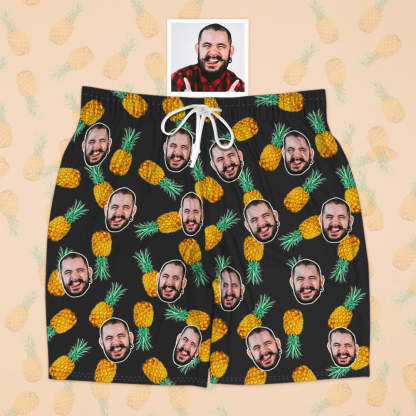 Personalisierte Gesicht Kurzarm Pyjamas Sommer Pyjamas Personalisierte Hawaii Stil Pyjamas mit Gesicht