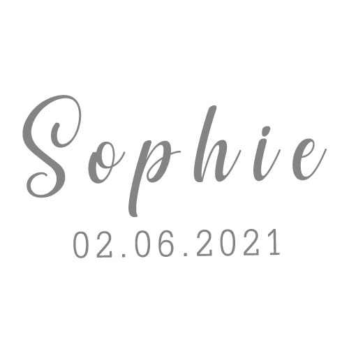 Personalisierte Champagnergläser zur Hochzeit im 2er-Set mit Namen und