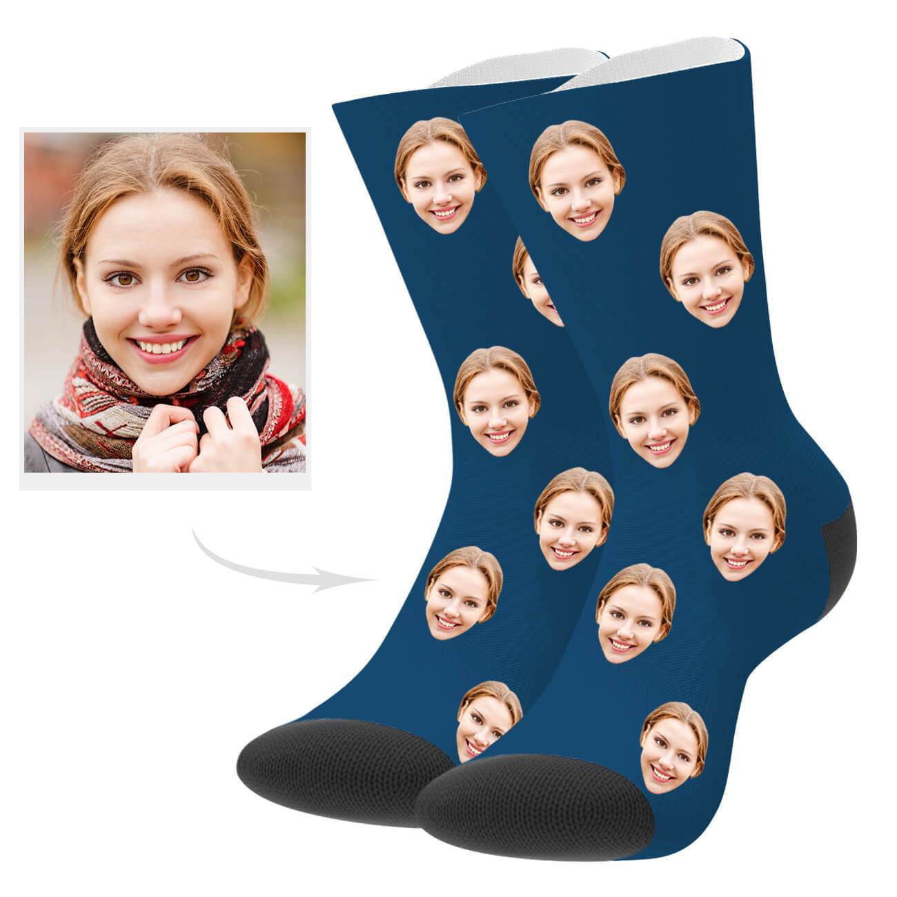 Gesichtsfoto Socken Personalisierte Gesicht Socken