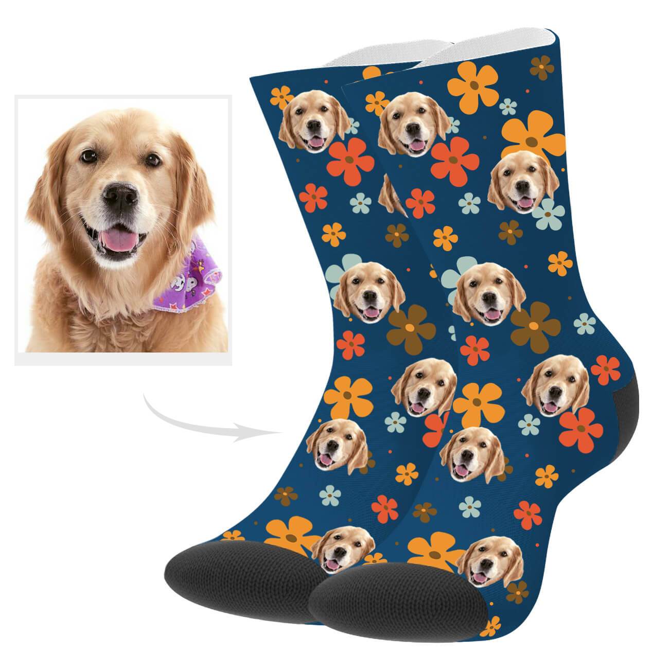 Personalisierte Hundesocken Individuelle Socken Mit Foto Deines Hundes