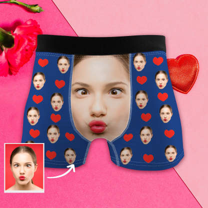 Jubiläumsgeschenk für Ehemann Personalisierte Boxershorts mit Foto