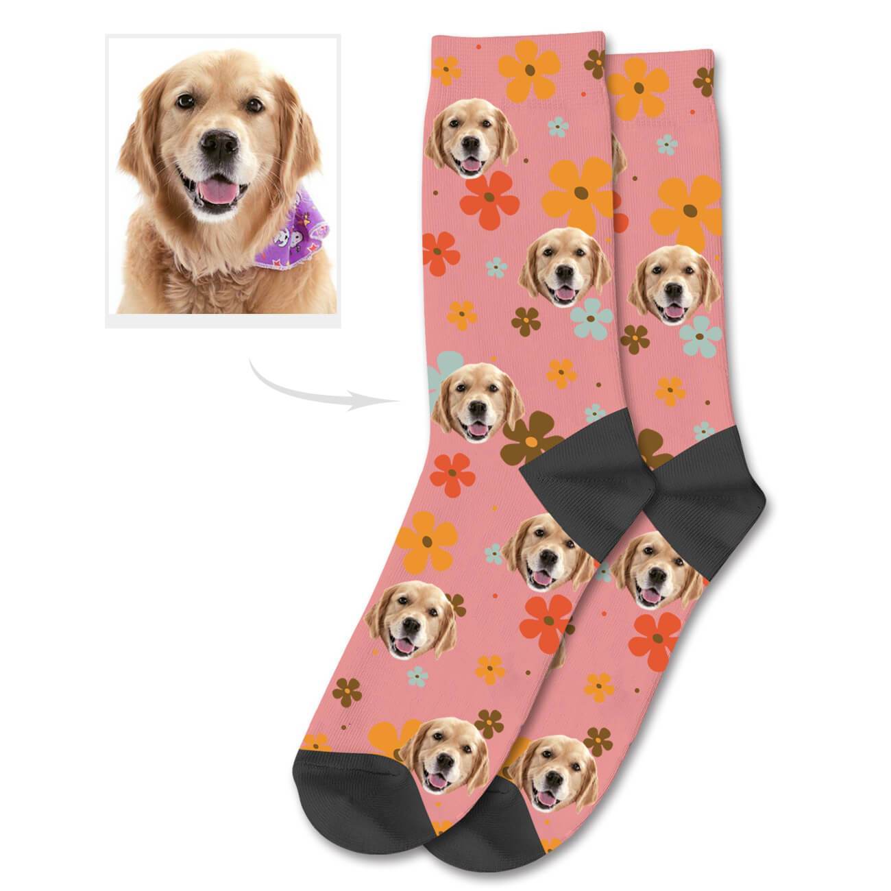 Personalisierte Hundesocken Individuelle Socken Mit Foto Deines Hundes