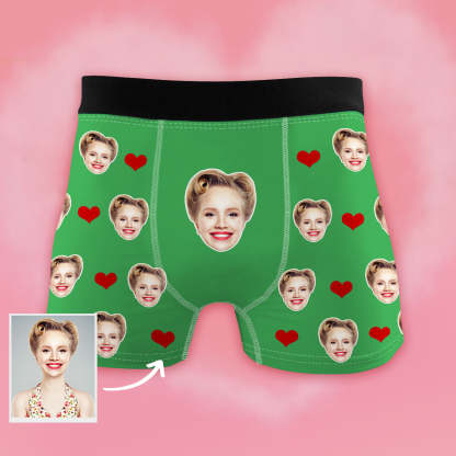 Geschenk für Freund Personalisierte Boxershorts mit Gesicht Weihnachtsgeschenk für Ehemann