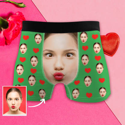 Jubiläumsgeschenk für Ehemann Personalisierte Boxershorts mit Foto