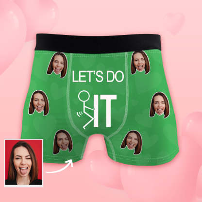 Personalisierte Boxershorts mit Gesicht Personalisierte Shorts mit Foto Paar Geschenk für Ehemann