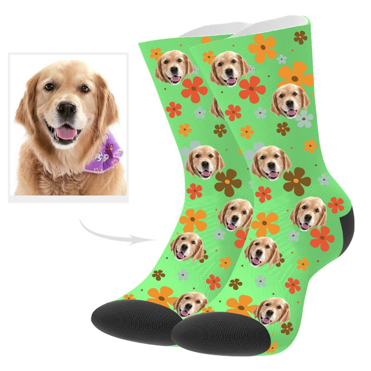 Personalisierte Hundesocken Individuelle Socken Mit Foto Deines Hundes