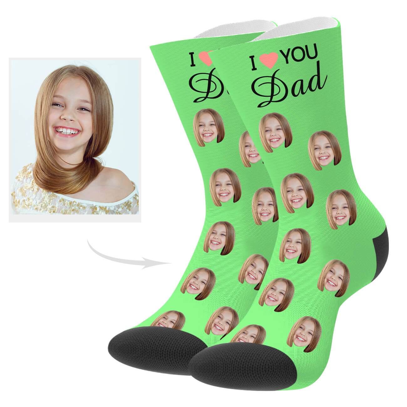Personalisierte Socken Mit Gesicht Des Vaters Geschenk Zum Vatertag