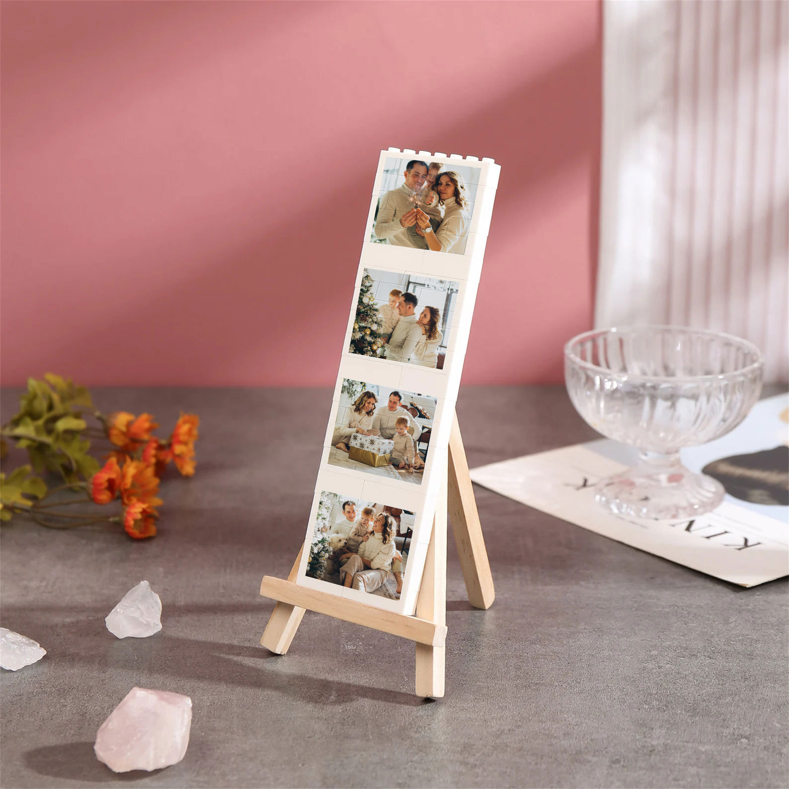 Der personalisierte Foto Collage Baustein Puzzle Individuelles Bild Bauklotz Liebesgeschenk