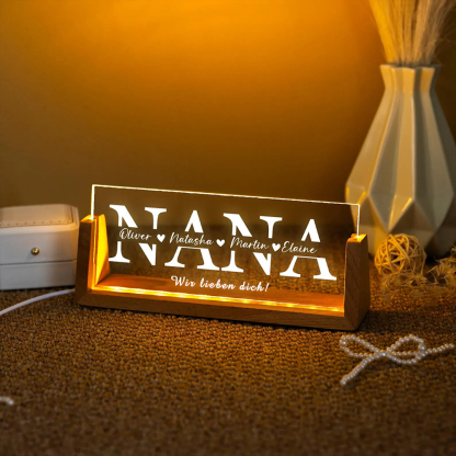 Personalisierte Name Mama Nachtlicht Muttertagsgeschenk Ideen Großmutter Mama Geschenke Geburtstagsgeschenke für Mama