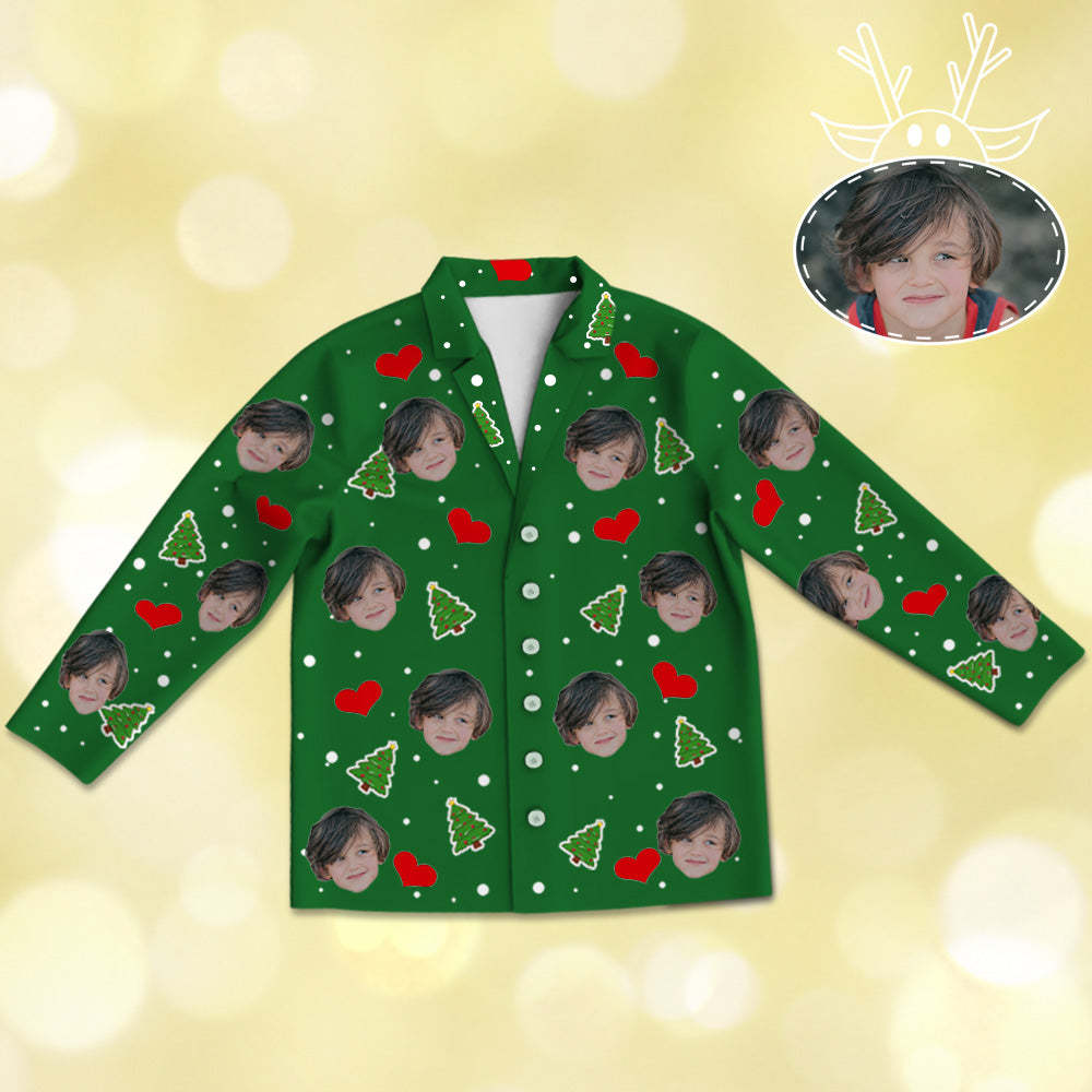 Kinder Individuelle Weihnachts Schlafanzüge Personalisierte Kinder Schlafanzüge Mit Foto