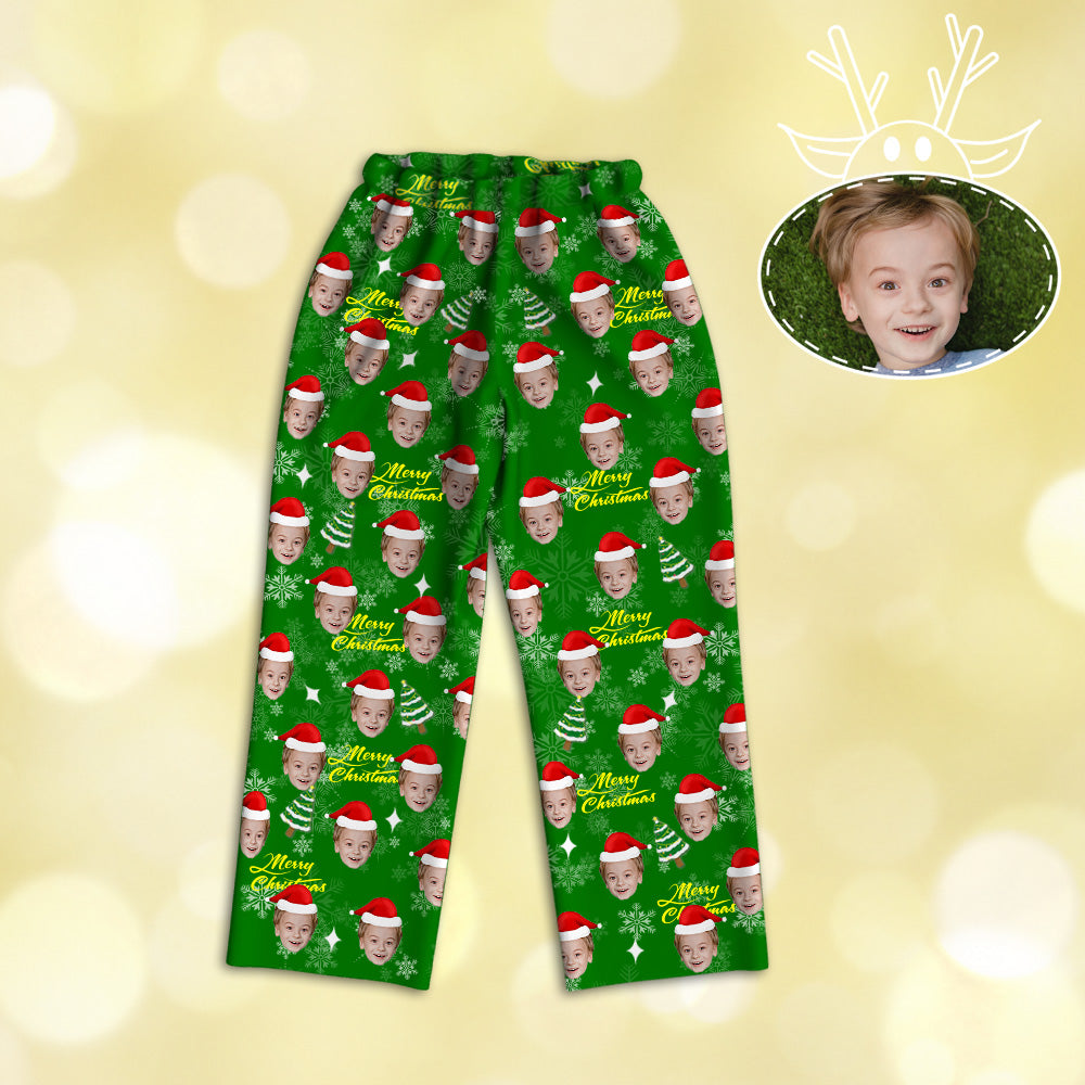 Kinder Weihnachtsgeschenk Personalisierte Weihnachts Schlafanzüge Kinder Individuelle Schlafanzüge Mit Foto