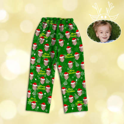Kinder Weihnachtsgeschenk Personalisierte Weihnachts Schlafanzüge Kinder Individuelle Schlafanzüge Mit Foto