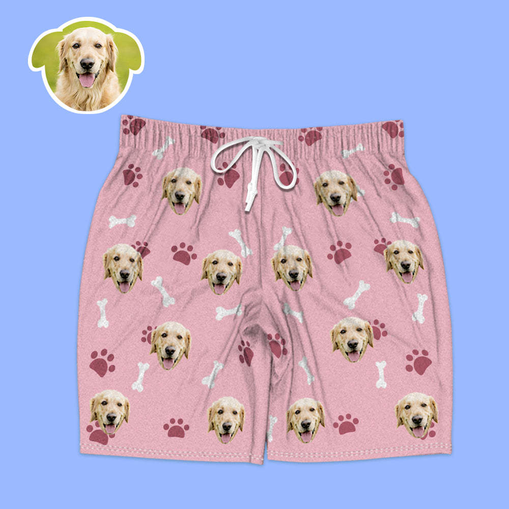 Geschenk Für Hundevater Hundemutter Custom Hundegesicht Kurzarm Sommer Pyjamas Geschenke Für Paare Lustige Geschenke