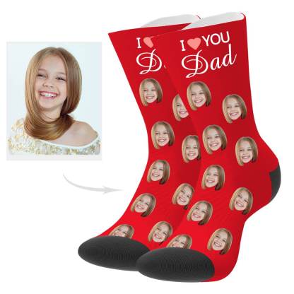 Personalisierte Socken Mit Gesicht Des Vaters Geschenk Zum Vatertag