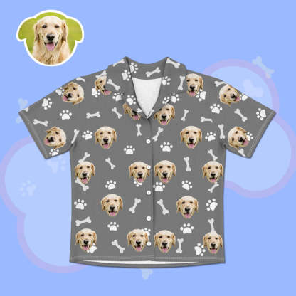 Personalisierte Hund Gesicht Kurzarm Pyjamas Custom Hund Foto Pyjamas Kurze Hund Pyjamas