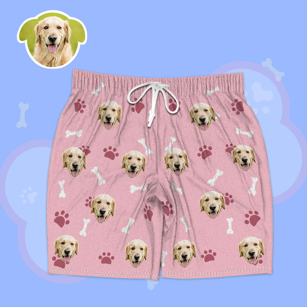 Geschenk Für Hundevater Hundemutter Custom Hundegesicht Kurzarm Sommer Pyjamas Geschenke Für Paare Lustige Geschenke