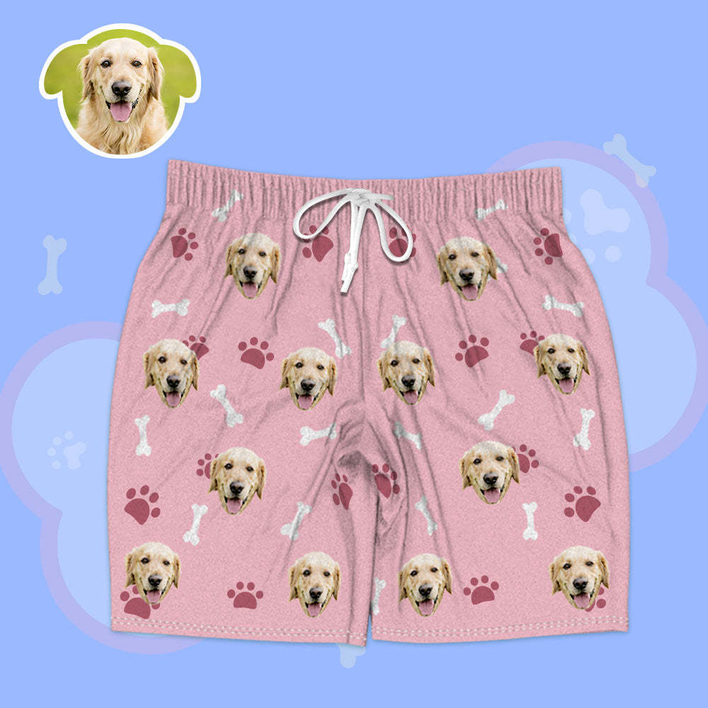 Geschenk Für Hundevater Hundemutter Custom Hundegesicht Kurzarm Sommer Pyjamas Geschenke Für Paare Lustige Geschenke