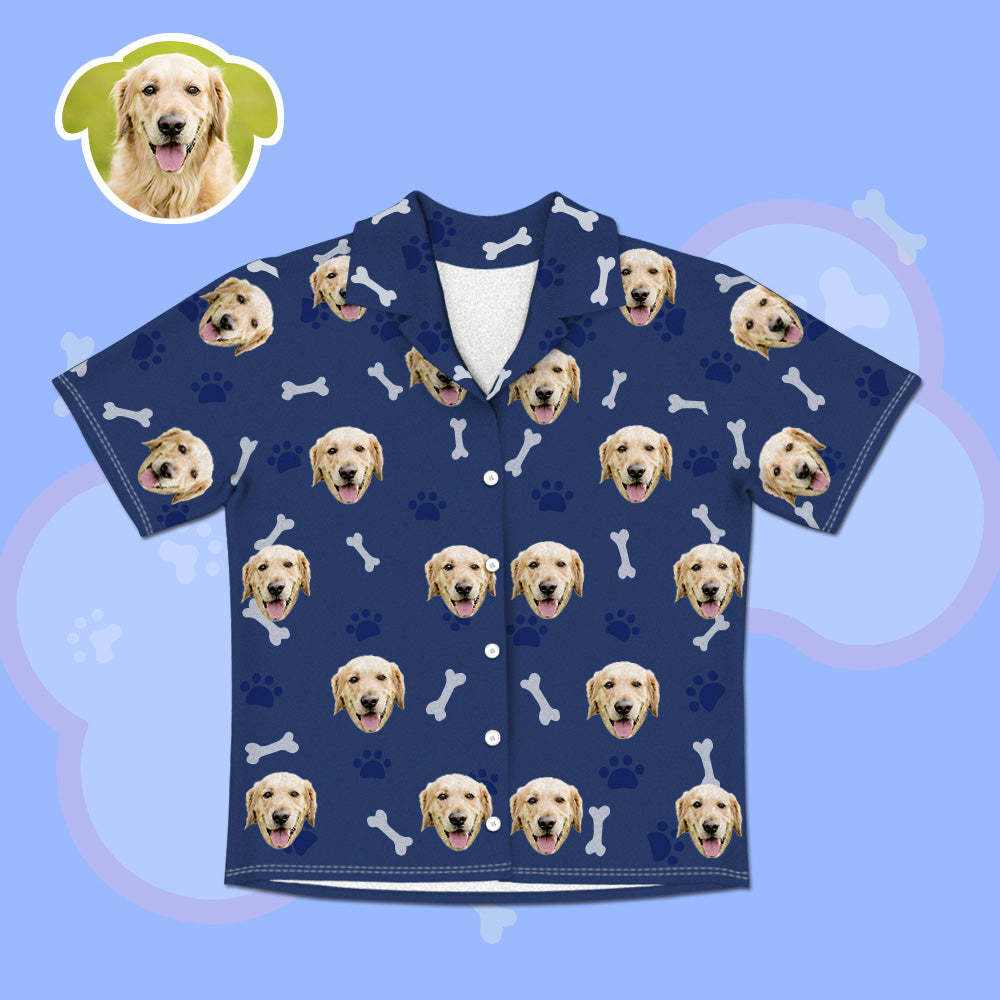 Geschenk Für Hundevater Hundemutter Custom Hundegesicht Kurzarm Sommer Pyjamas Geschenke Für Paare Lustige Geschenke