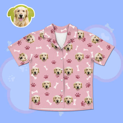 Personalisierte Hund Gesicht Kurzarm Pyjamas Custom Hund Foto Pyjamas Kurze Hund Pyjamas