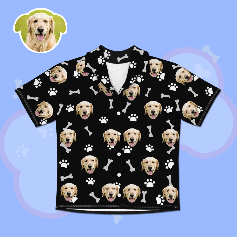 Personalisierte Hund Gesicht Kurzarm Pyjamas Custom Hund Foto Pyjamas Kurze Hund Pyjamas