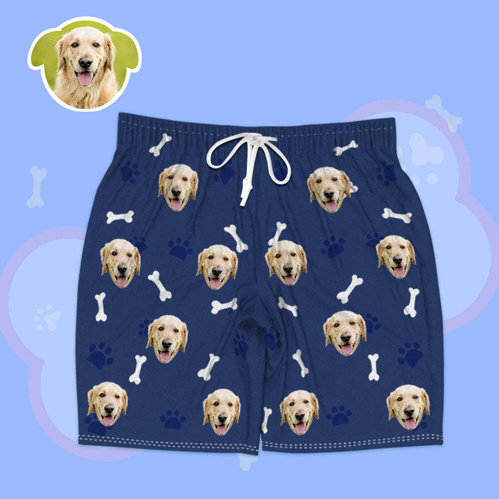 Personalisierte Hund Gesicht Kurzarm Pyjamas Custom Hund Foto Pyjamas Kurze Hund Pyjamas
