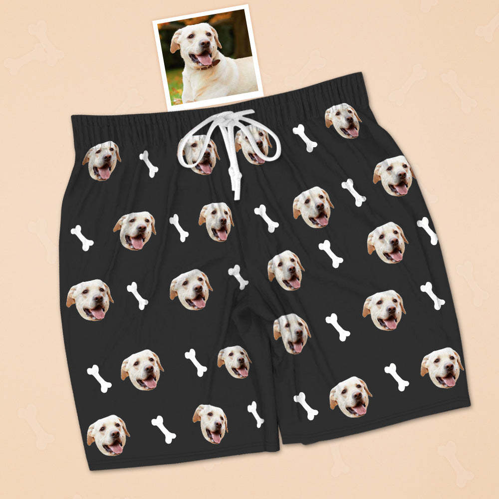 Personalisierte Hund Kurzarm Pyjamas Schlafanzug Custom Hund Foto Pyja