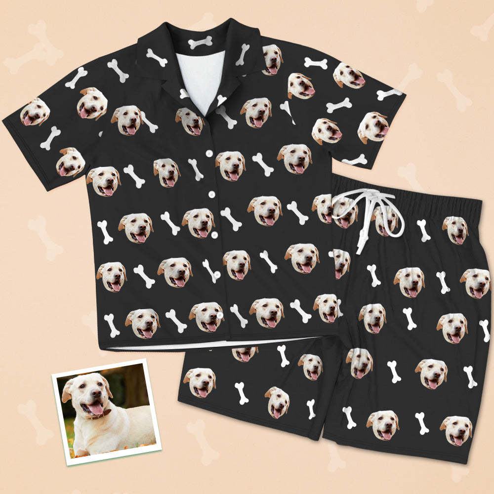 Personalisierte Hund Kurzarm Pyjamas Schlafanzug Custom Hund Foto Pyjamas Kurze Hund Pyjamas