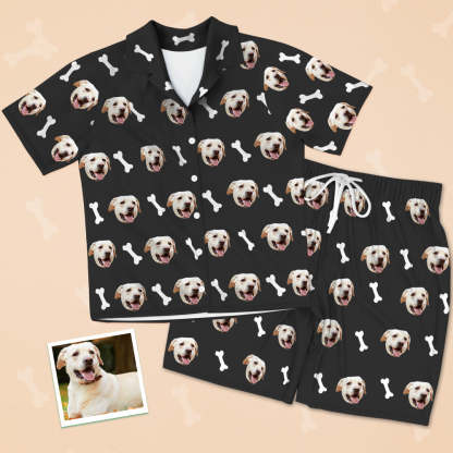 Personalisierte Hund Kurzarm Pyjamas Schlafanzug Custom Hund Foto Pyjamas Kurze Hund Pyjamas
