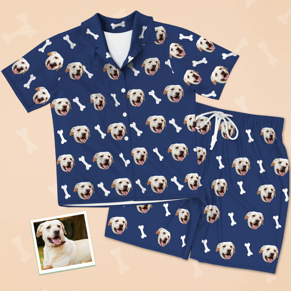 Personalisierte Hund Kurzarm Pyjamas Schlafanzug Custom Hund Foto Pyjamas Kurze Hund Pyjamas