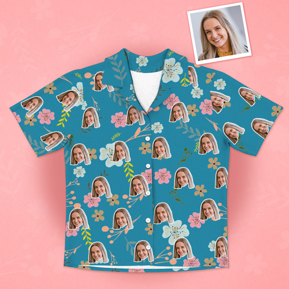 Personalisierte Foto T-Shirts Pyjamas Gesicht Pyjamas Geschenk für den Partner