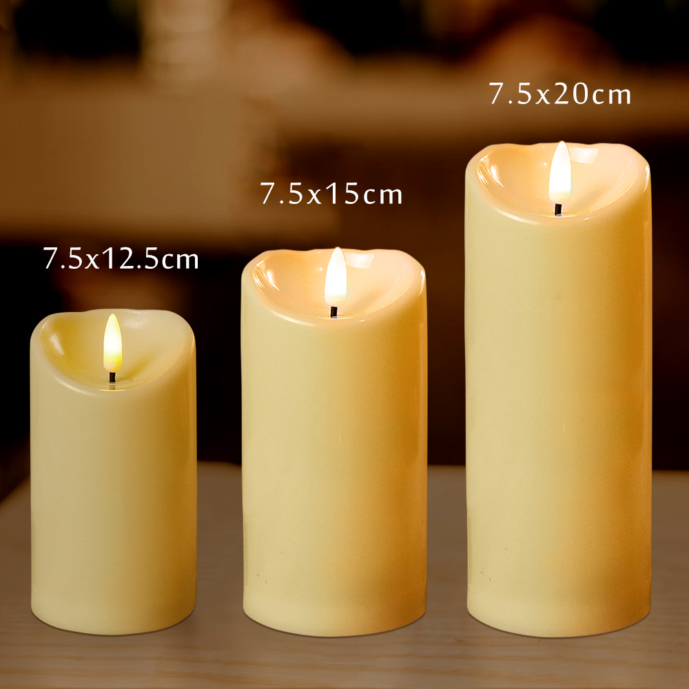 Personalisierte LED Gedenkkerze Flammenlose Elektrische Kerze als Weihnachtsgeschenk