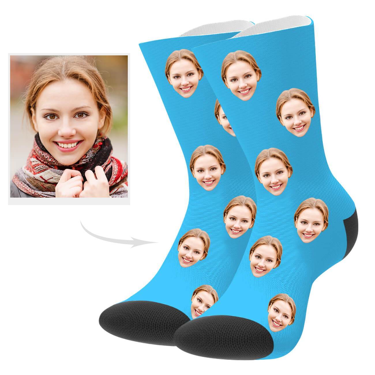 Gesichtsfoto Socken Personalisierte Gesicht Socken