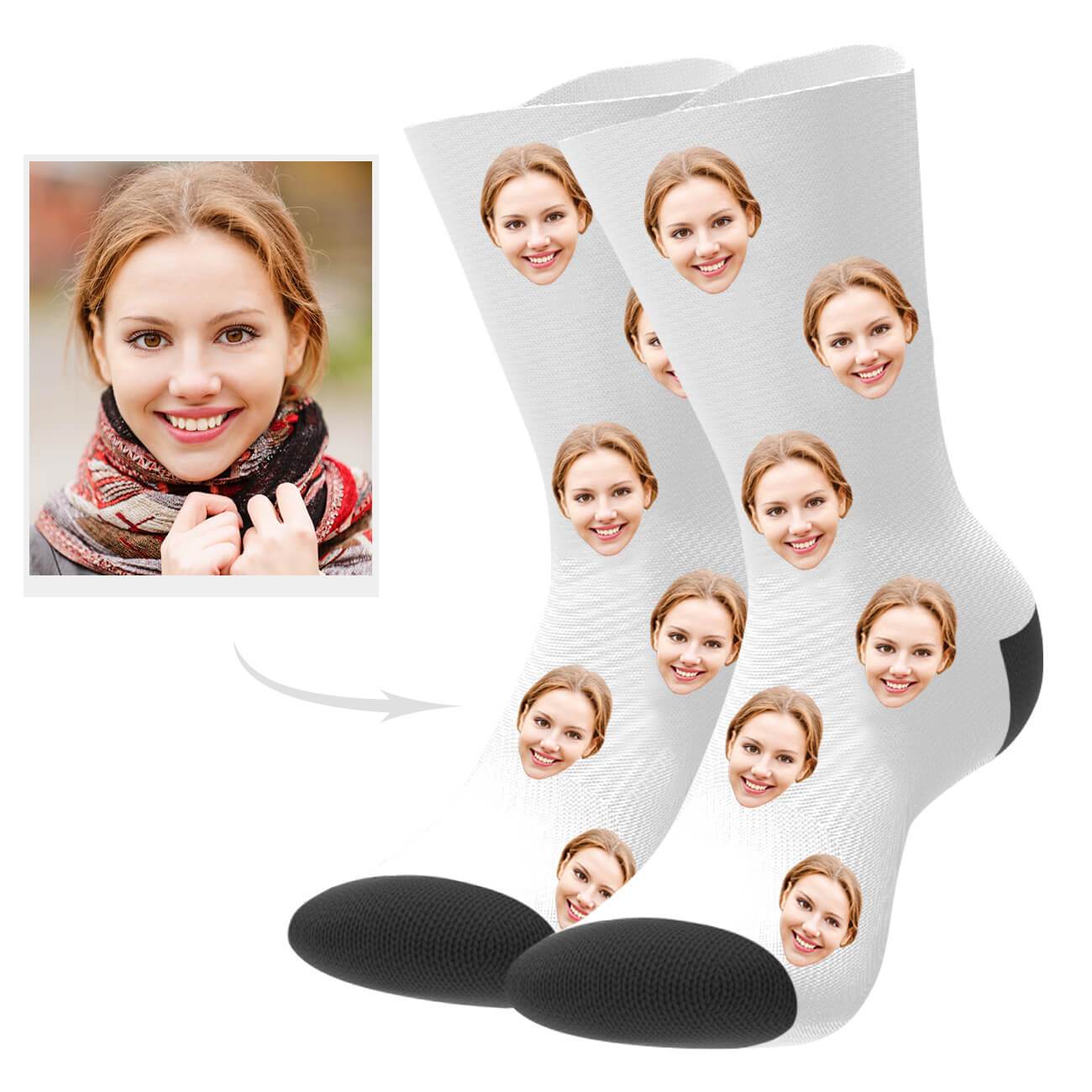 Gesichtsfoto Socken Personalisierte Gesicht Socken