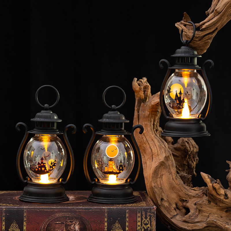 Halloween Pumpkin Lantern: Kids' Handheld Night Light for Party Ambiance & Scene Decoration