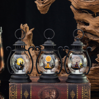 Halloween Pumpkin Lantern: Kids' Handheld Night Light for Party Ambiance & Scene Decoration