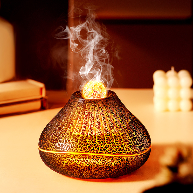 ✨New Flame-Effect Aromatherapy Diffuser