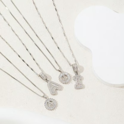 💍Last Day Only $12.99 & 2 Pack💍 Initial Letter Pendant Necklaces-Best Gift for your friends💝